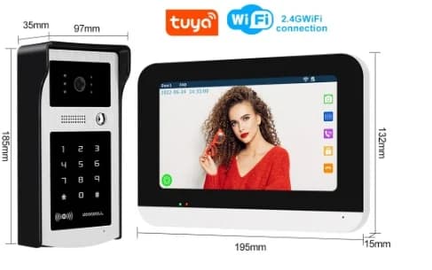 DB12 Video Portero Inteligente IP Tuya Smart con Pantalla